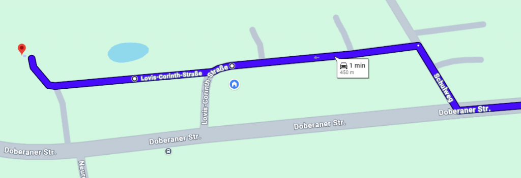 anfahrt